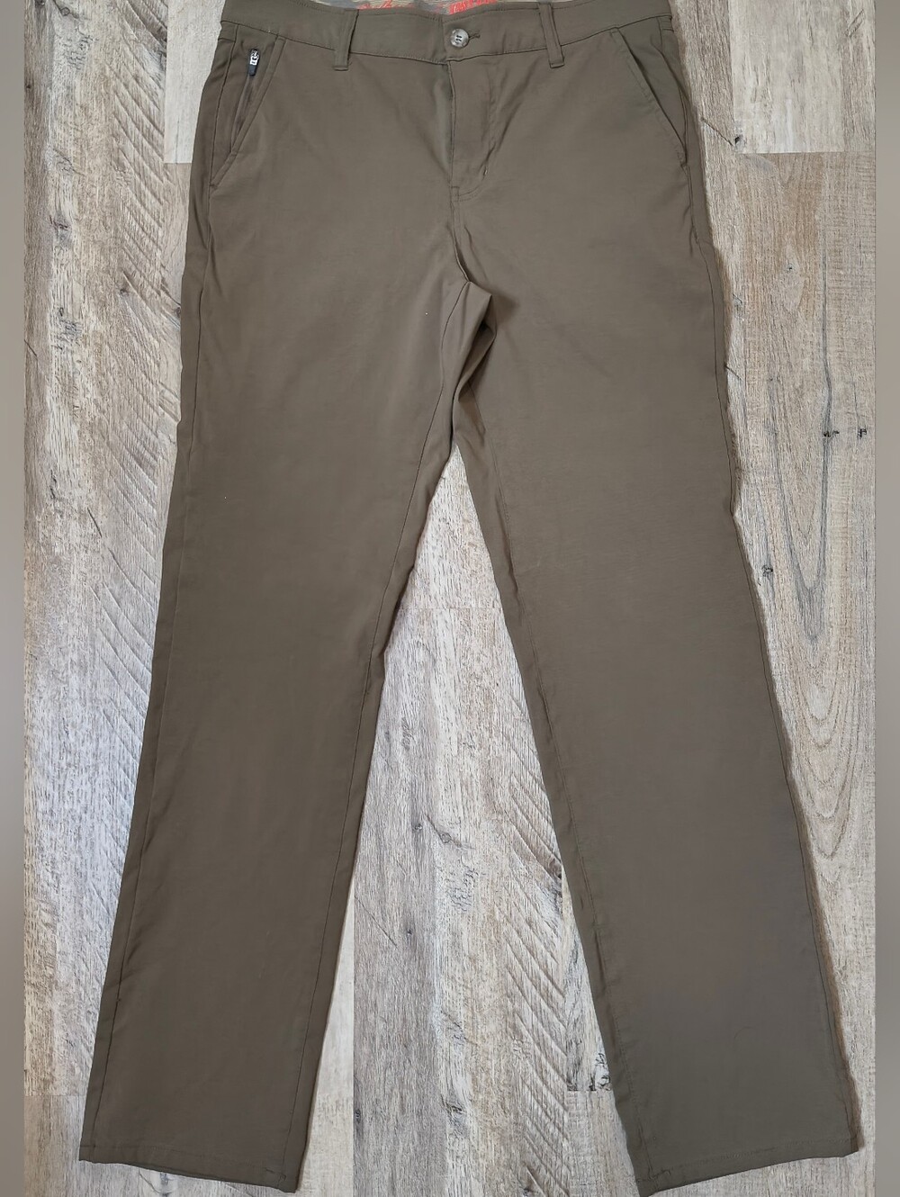 Weatherproof Vintage Men's Brown Stretch Performance Pants 32x32 Regular Fit